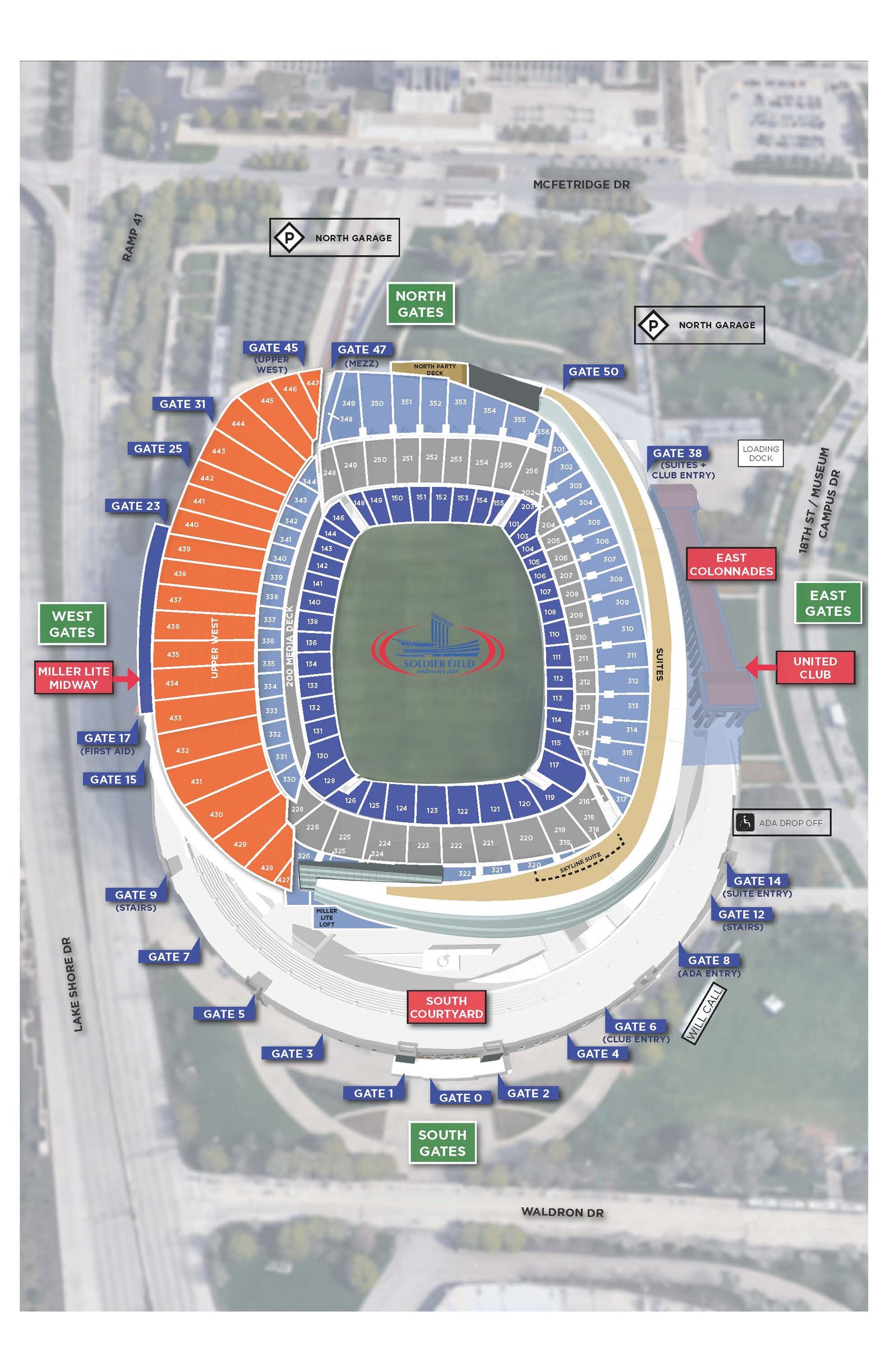 Solider Field Stadium Chicago Oasis Concert 2025